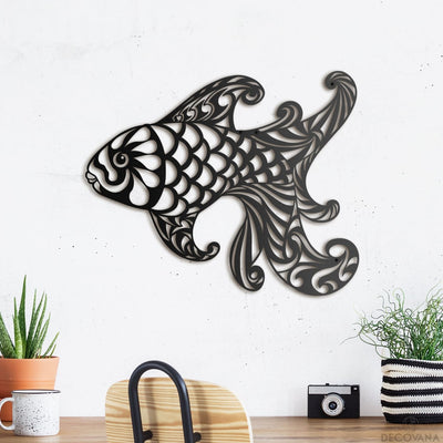 Fish - Metal Deco / Balık / Deniz / Hayvanlar