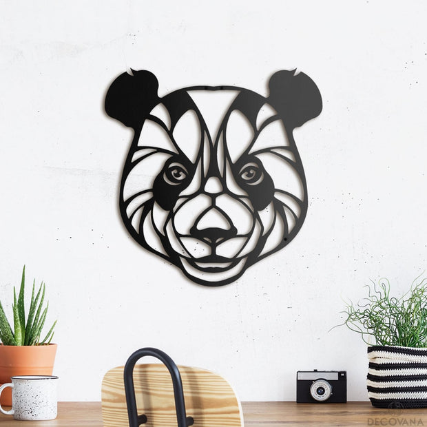 Panda Bear - Metal Deco